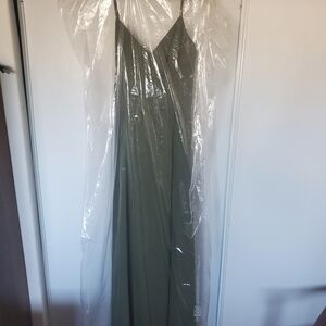 Davids bridal olive e green bridesmaid dress